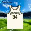 Giannis Brewers Basketball Jersey Giveaway 2024