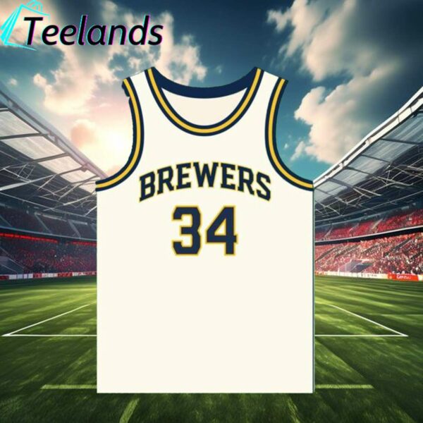 Giannis Brewers Basketball Jersey Giveaway 2024