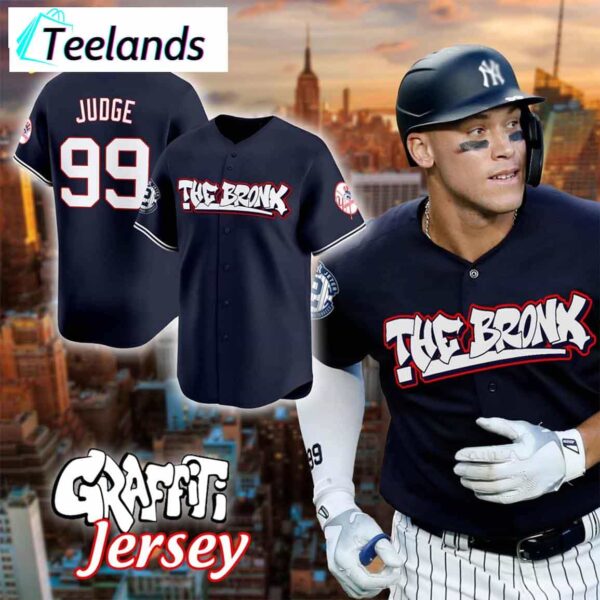 Graffiti Judge 99 The Bronx Baseball Jersey