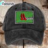 Halloween Red Shoes Embroidered Hat