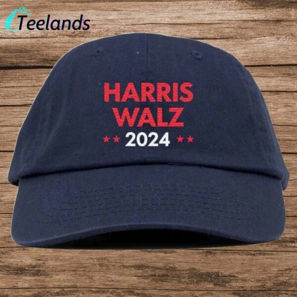 Harris Walz 2024 Embroidered Hat