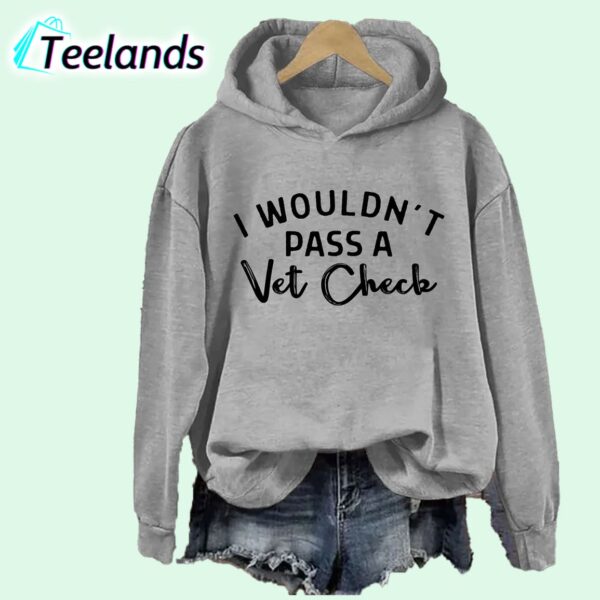 I Wouldn't Pass A Vet Check Hoodie