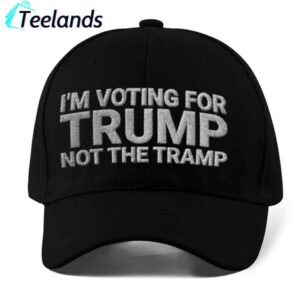 I'm Voting For Trump Embroidered Dad Hat