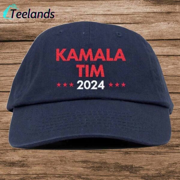 Kamala Tim 2024 Embroidered Hat