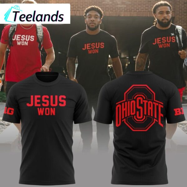 Ohio State Football Jesus Won 2024 Shirt