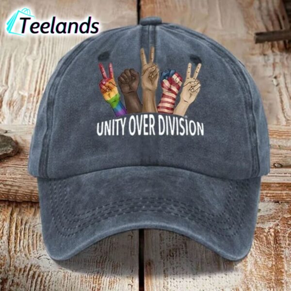 Unity Over Division Print Hat