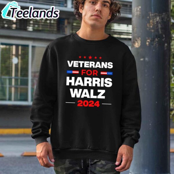 Veterans For Harris Walz 2024 Shirt