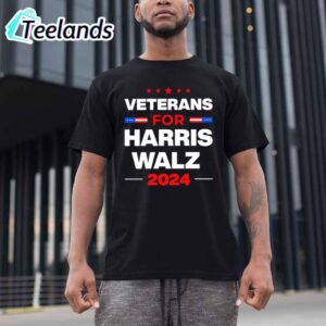 Veterans For Harris Walz 2024 Shirt