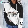 Western Horse Print Hat Sweatshirt 3