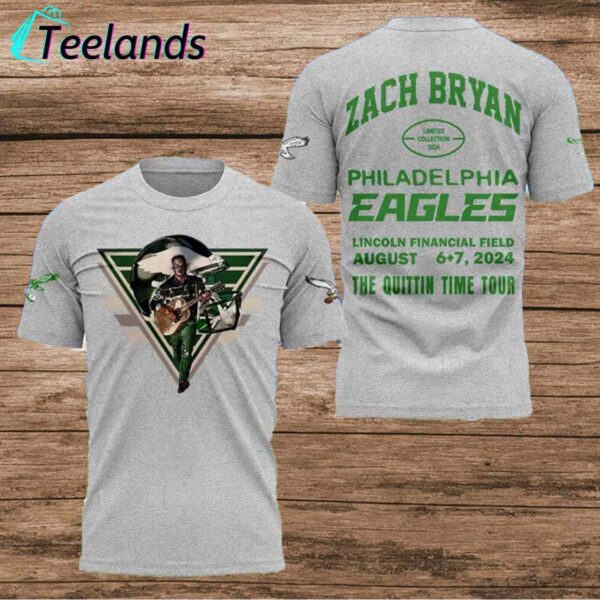 Zach Bryan Eagles Lincoln Financial Field Shirt 2024