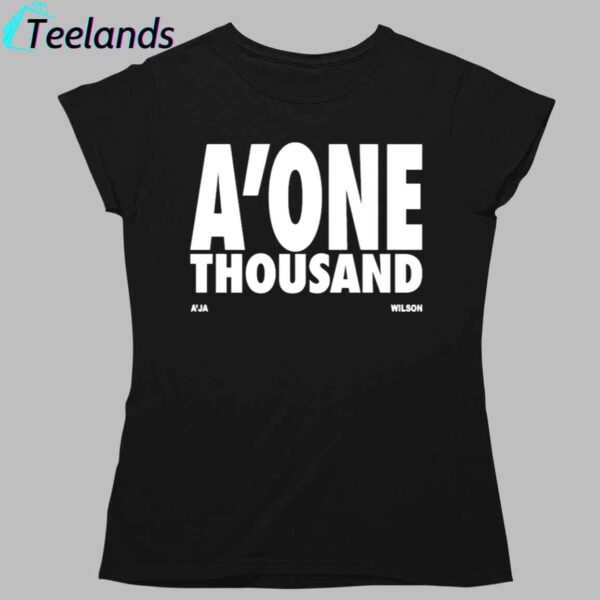 A'ja Wilson One Thousand Points Shirt