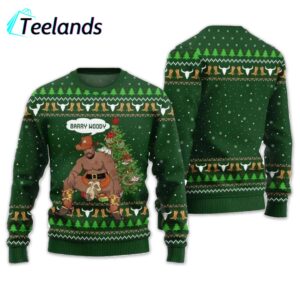 Barry Woody Cowboy Ugly Christmas Sweater