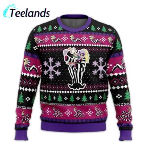 Beetlejuice Horror Movie Ugly Christmas Sweater