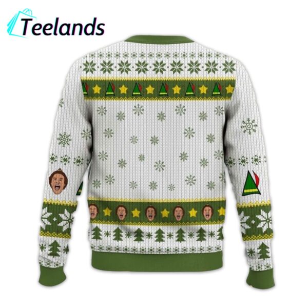 Buddy the Elf OMG Santa Ugly Christmas Sweater