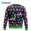 Christmas Bubble Bubble Bobble Ugly Christmas Sweater 1