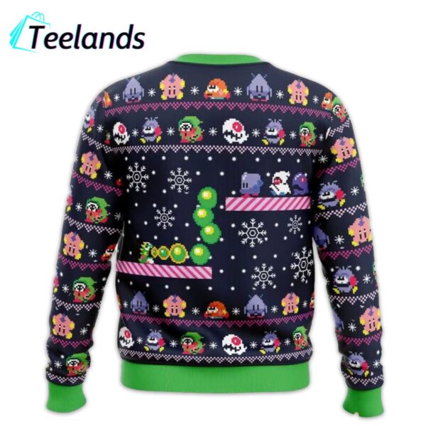 Christmas Bubble Bubble Bobble Ugly Christmas Sweater 1