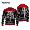 Christmas Lights Skeleton Ugly Sweater