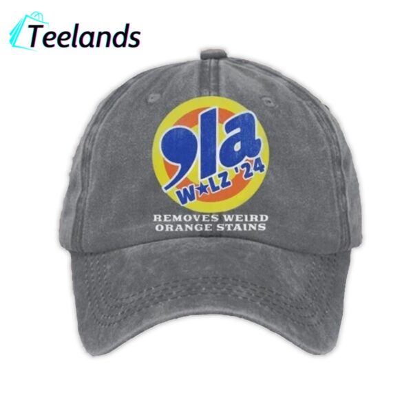 Comma La Walz 2024 Removes Weird Orange Stains Printed Hat