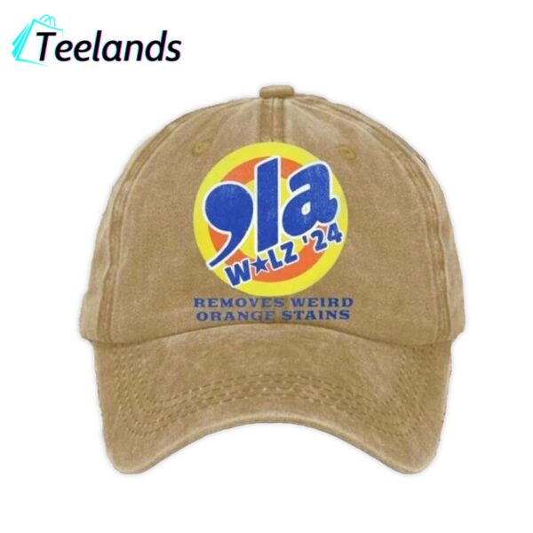 Comma La Walz 2024 Removes Weird Orange Stains Printed Hat