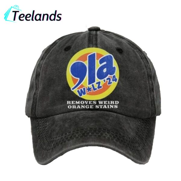 Comma La Walz 2024 Removes Weird Orange Stains Printed Hat