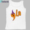 Comma La Witch Hat Halloween Print Shirt