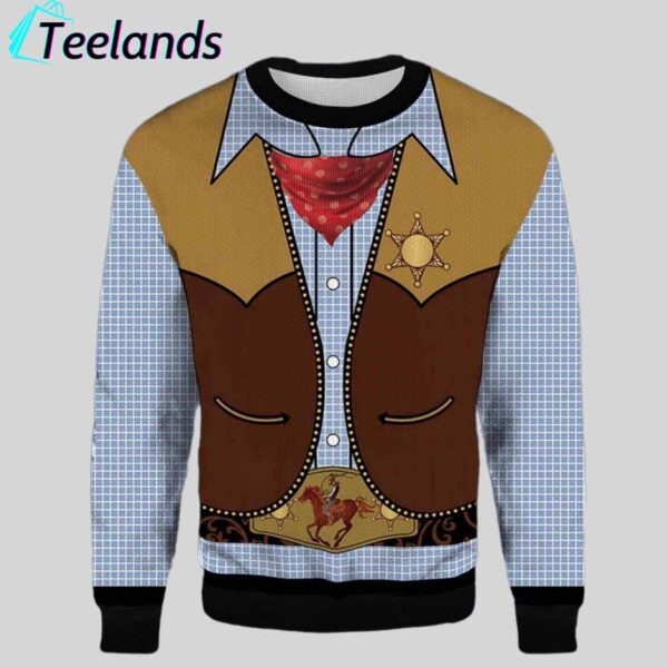 Cowboy Costume Christmas Sweater