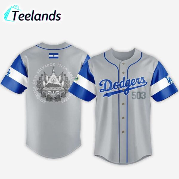 Dodgers Israel 503 Baseball Jersey