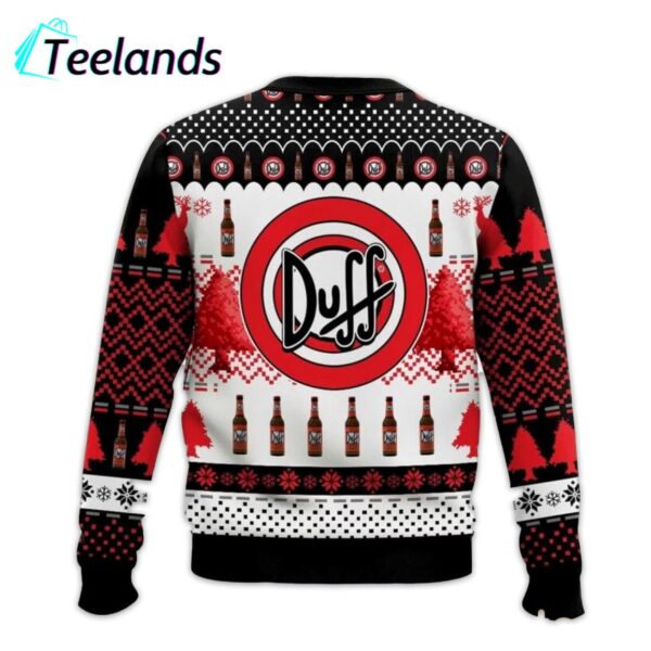 Duff Beer Ugly Christmas Sweater