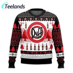 Duff Beer Ugly Christmas Sweater