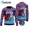 God Not Today Satan Ugly Christmas Sweater