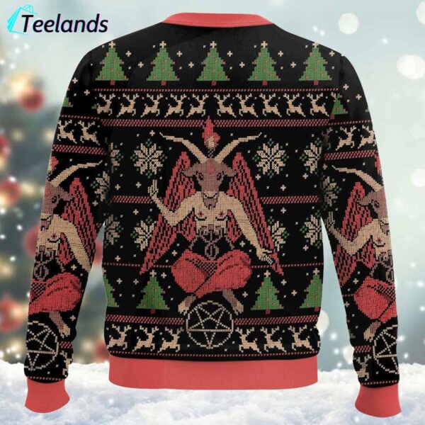 Hail Santa Satan Claus Ugly Sweater 2