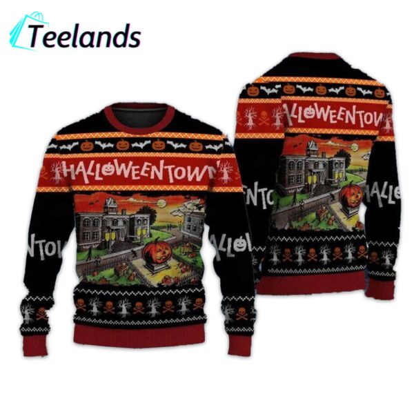 Halloweentown Est 1998 Ugly Christmas Sweater