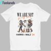 Harris Walz 2024 Halloween Skeleton We Are Not Going Back Shirt