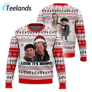 Harry Lyme Marv Merchants Look It’s Kevin Ugly Christmas Sweater