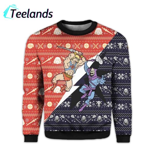 He man vs Skeletor Christmas Sweater