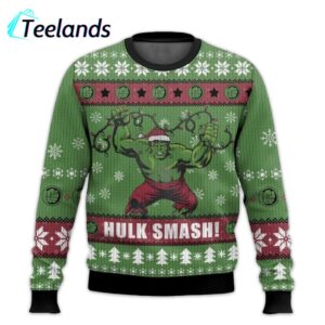 Hulk Smash Ugly Christmas Sweater