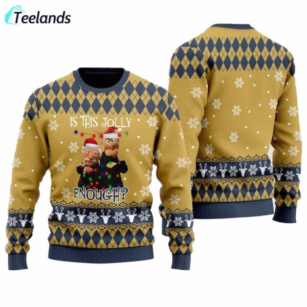 Is This Jolly Enough Muppet Ugly Christmas Sweater 1