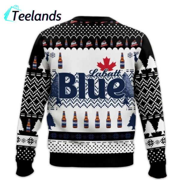 Labatt Blue Beer Ugly Christmas Sweater