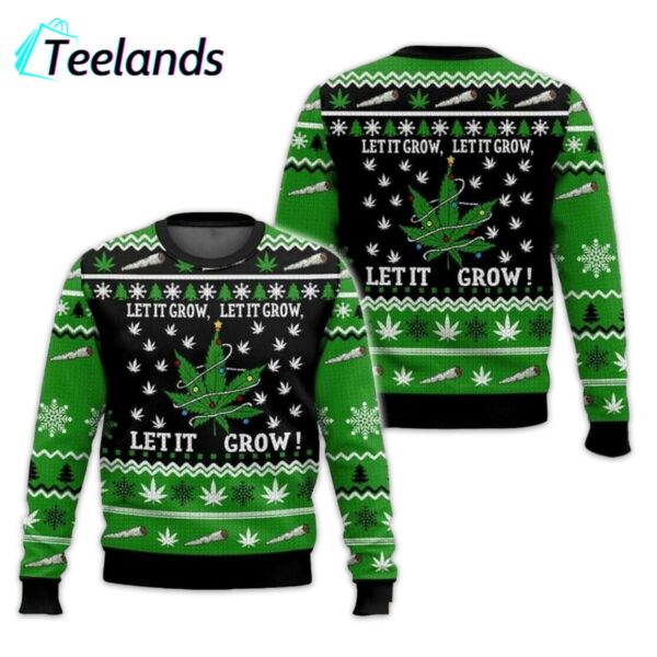 Let’s it Grow 420 Christmas Ugly Sweater