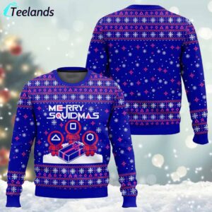 Merry Squidmas Squid Game Ugly Sweater