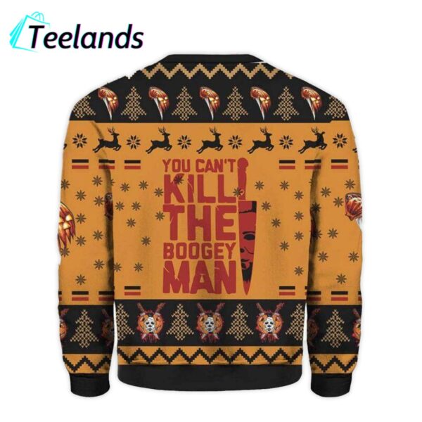 Michael Myers You Cant Kill The Boogeyman Ugly Christmas Sweater