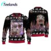 Moo Deng Bouncy Pig Ugly Christmas Sweater