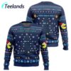 Pac Man Christmas Tree Ugly Sweater