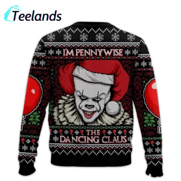 Pennywise Im Pennywise The Dancing Claus Ugly Christmas Sweater