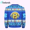 Rainbow SpongeBob Ugly Christmas Sweater