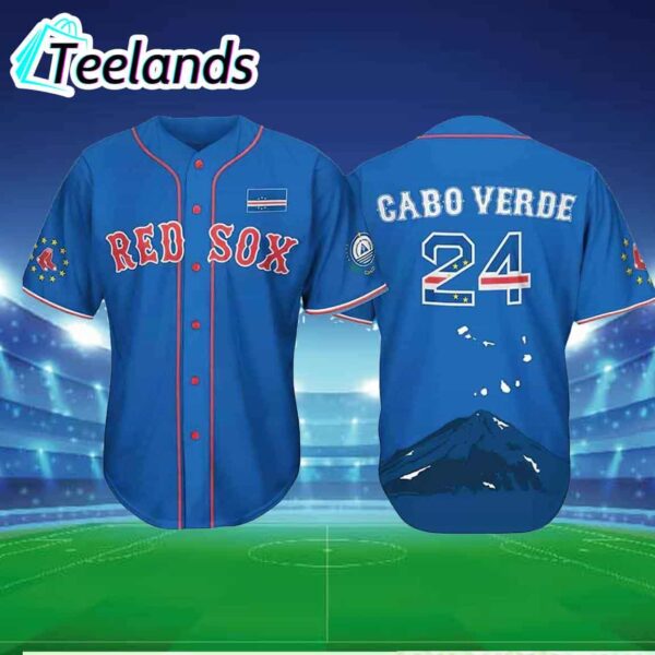 Red Sox Cabo Verdean Jersey 2024 Giveaway