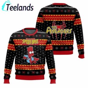 Simpson The Amazing Spider Bart Ugly Christmas Sweater