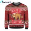 Sloth Wake Me Up Christmas 3D Print Ugly Sweater