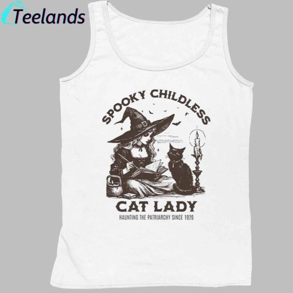 Spooky Childless Cat Lady Haunting The Patriarchy Since 1920 Shirt