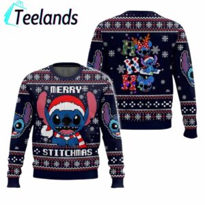 Stitch Merry Stitchmas Ugly Christmas Sweater